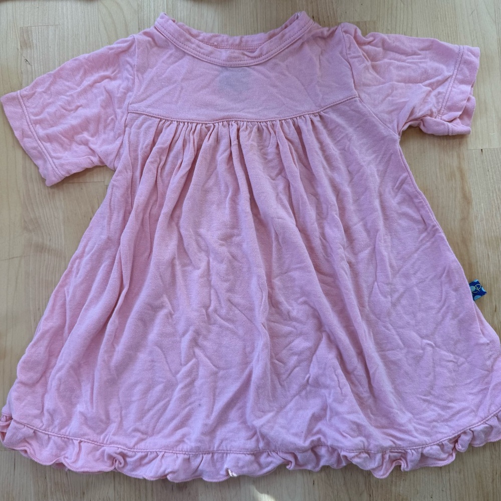 Kickee Pants Soft Pink Baby Dress